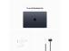 Apple MacBook Air 15'' (2024), M3 8C/10C, 8 GB, 256 GB, RUS, must - Sülearvuti