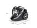 Tefal Silence Force Cyclonic Effitech, 500 W, tolmukotita, must - Tolmuimeja