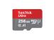 SanDisk Ultra microSDXC, 256 GB, hall - MicroSD kaart SD adapteriga