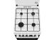 Electrolux, 55 L, valge - Gaasipliit gaasiahjuga