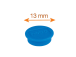 Tahvlimagnet NOBO 13mm sinine 10tk