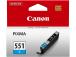 Tindikassett CANON CLI-551 XL sinine