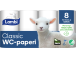 Tualettpaber LAMBI 8rl pakis 3-kihiline lumivalge