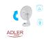 Ventilaator lauale ADLER 40cm valge