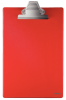 Kirjutusalus Esselte A4 kaaneta suure klambriga punane