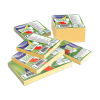 Märkmekuup 76x76mm FORPUS Sticky Notes kollane 400 lehte