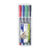 Permanentne marker OHP STAEDTLER Lumocolor 317M 1,0mm 4 värvi komplekt
