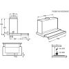 Electrolux, 600 m³/h, laius 59,8 cm, hall - Integreeritav õhupuhasti