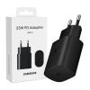 Toalaadija adapter USB-C juhtmele 25W Super Fast Charging kiirlaadimine must Samsung