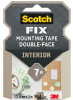 Vahtteip 19mm x 1,5m kahepoolne SCOTCH Fix Interior sisetingimustes