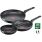 Tefal Simple Cook, 20/24/28 cm, 3-osaline, must - Praepannide komplekt